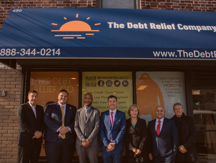Group picture of the team at The Debt Relief Company.
